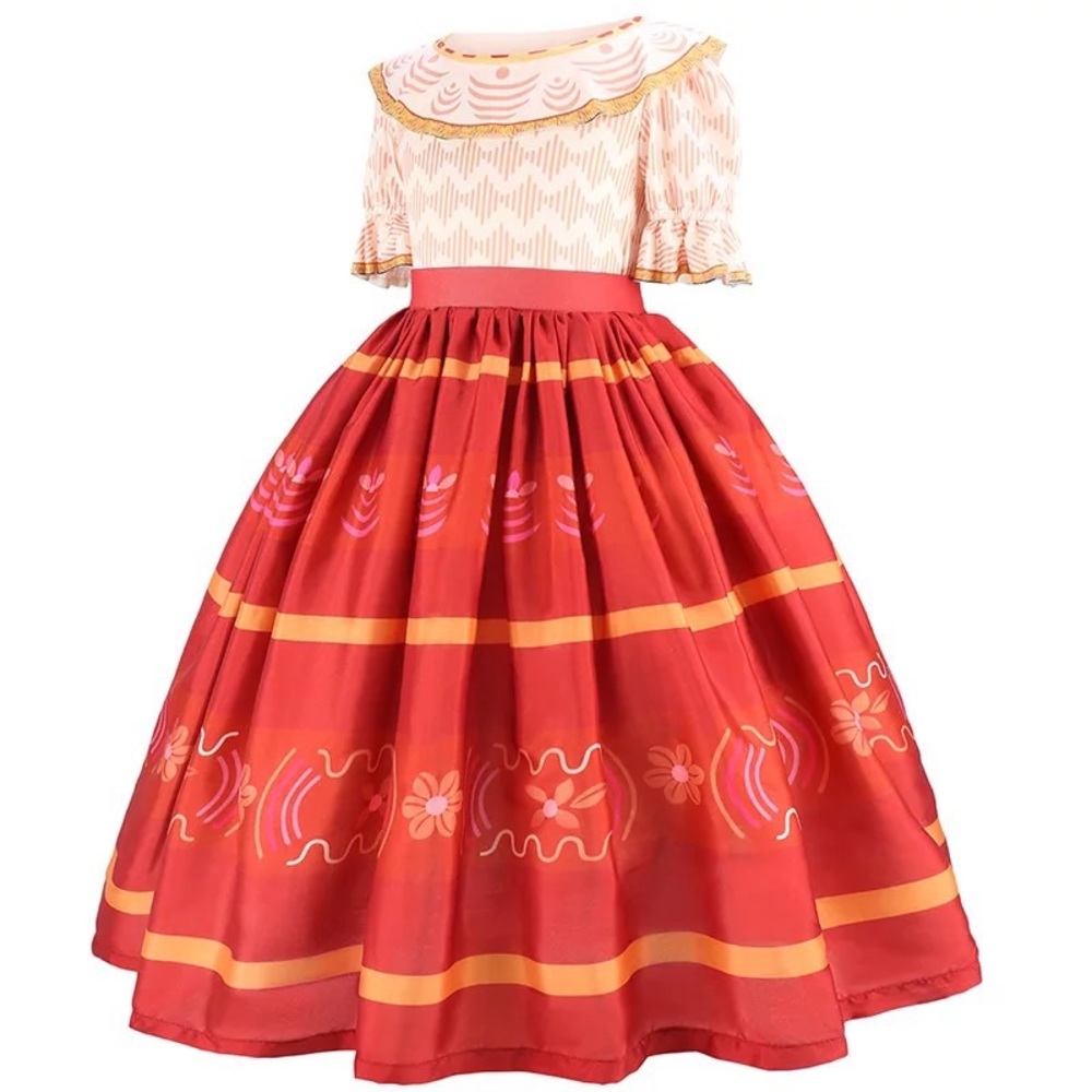 Encanto Mirabel Dolores Flower Costume Dress 5073 - Picture 4 of 8